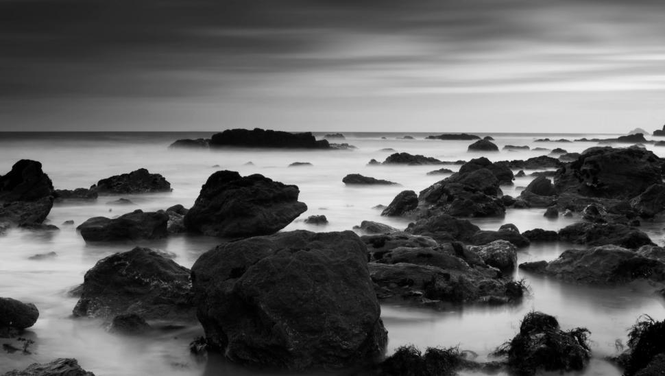 Free Image of Rocks in the Water 