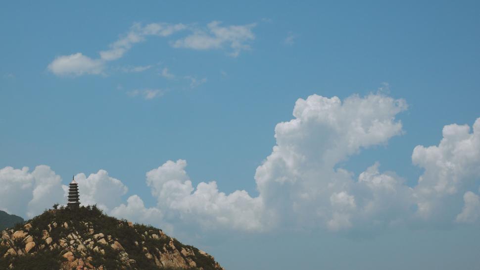 Free Image of Bird Flying Over Mountain 