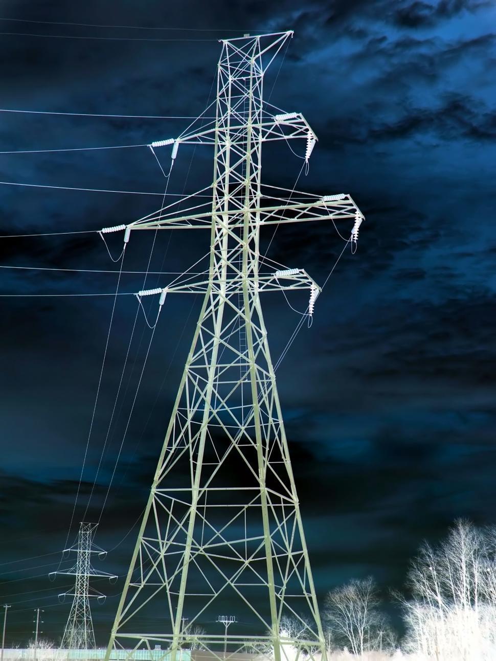 Free Image of Electric Pylon 