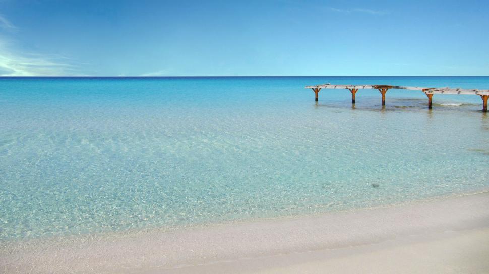 Free Image of Pier on a Beach 