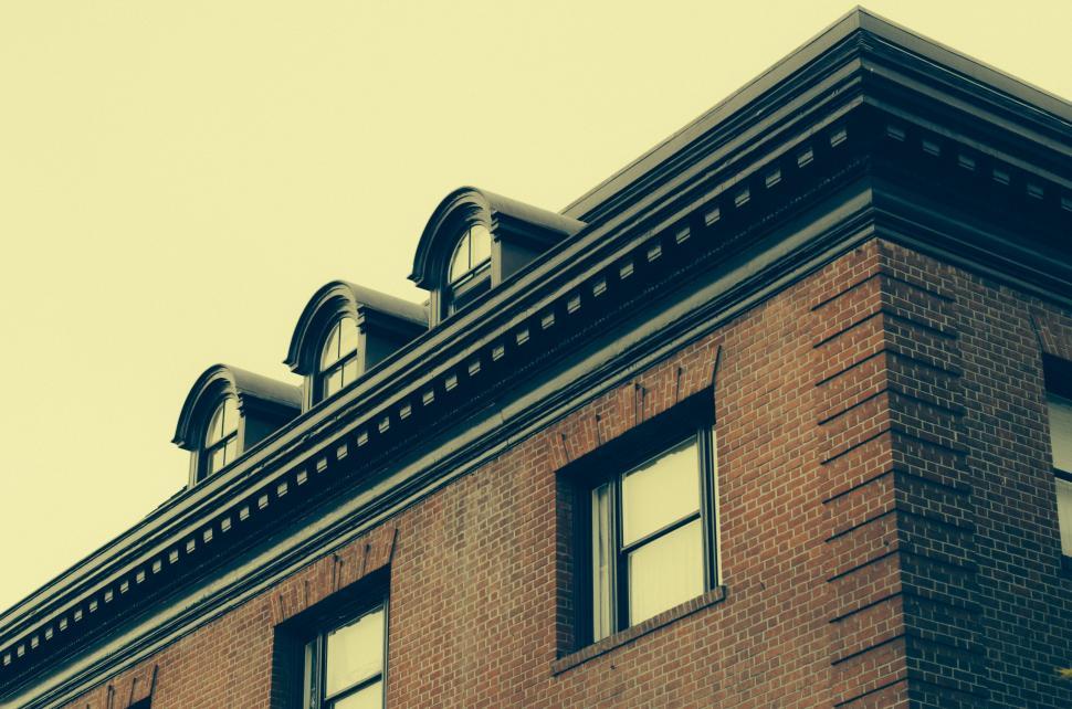 Free Image of Brick Building With Clock Tower 