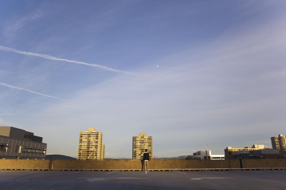 Free Image of Person Flying Kite in Sky 