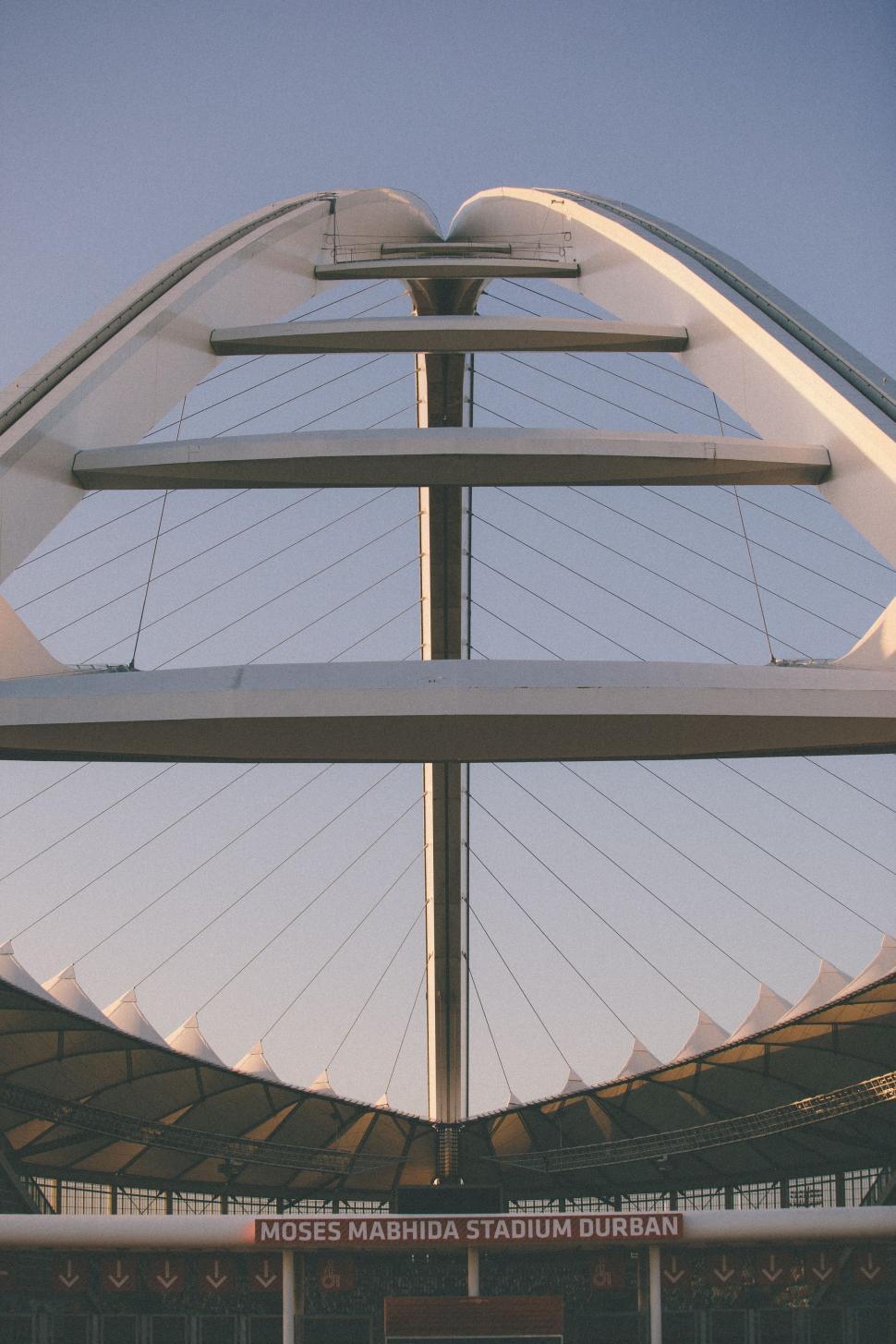 Free Image of A View of the Roof of a Stadium 