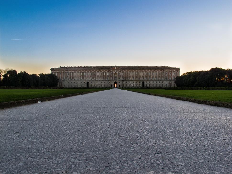 Free Image of Large Building Alongside Road 