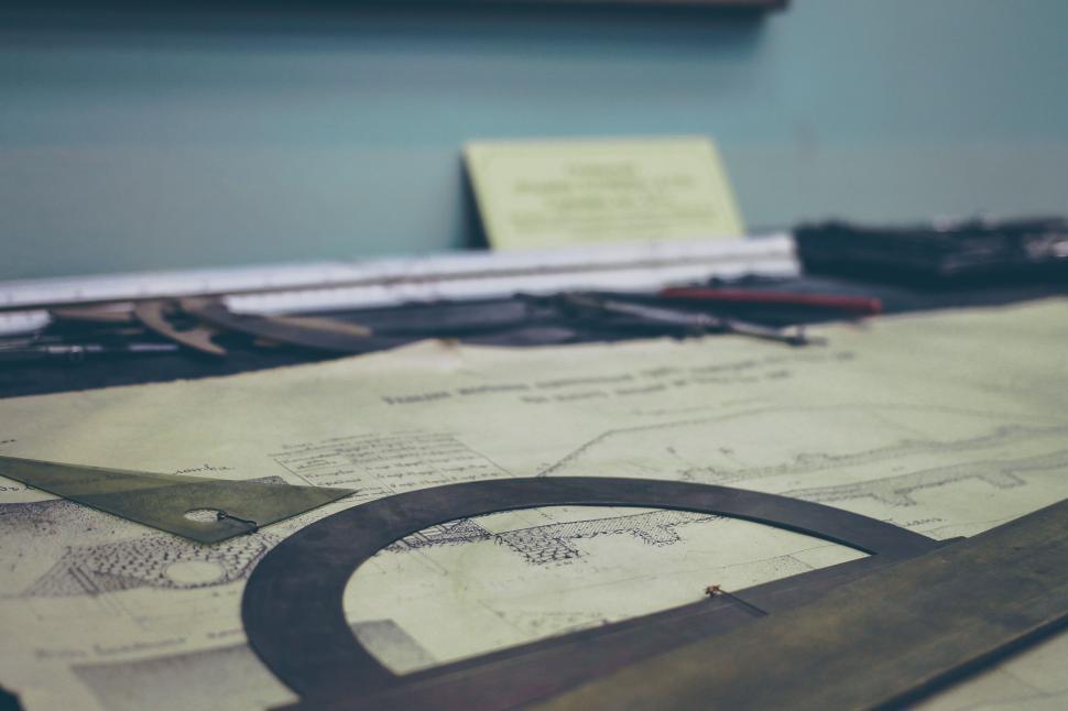 Free Image of Scissors on Top of Paper 