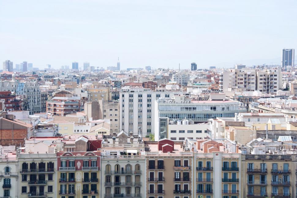 Free Image of Urban Landscape With Tall Buildings 
