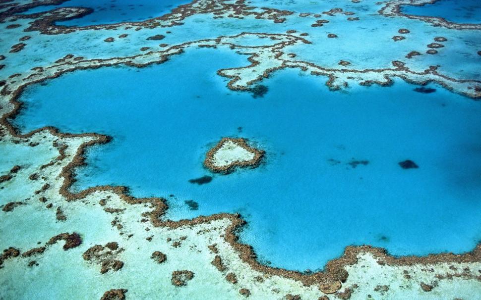 Free Image of Large Body of Water Surrounded by Land 