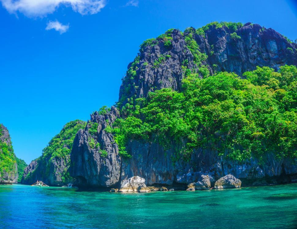 Free Image of Island in the Middle of the Water 