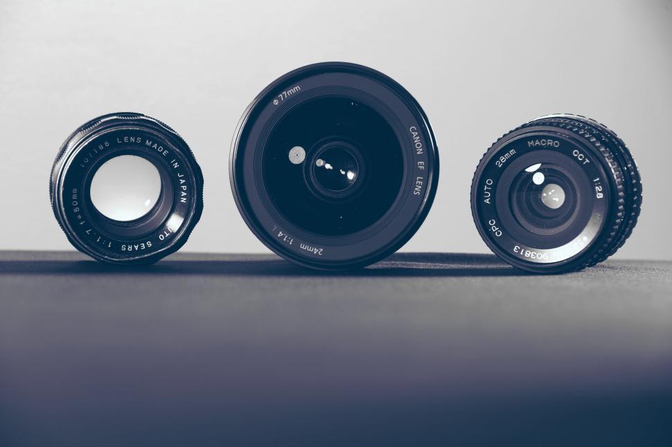 Free Image of Three Black Wheels on Table 