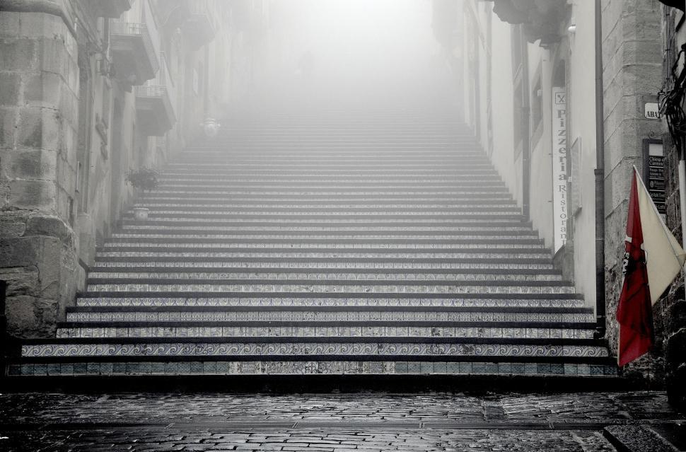 Free Image of Stairs Leading Up to Building 