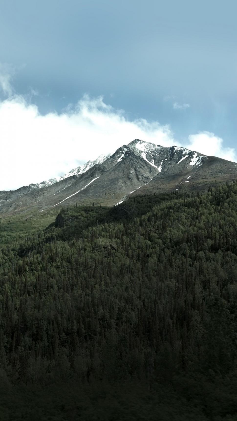 Free Image of Snow-Capped Mountain View 