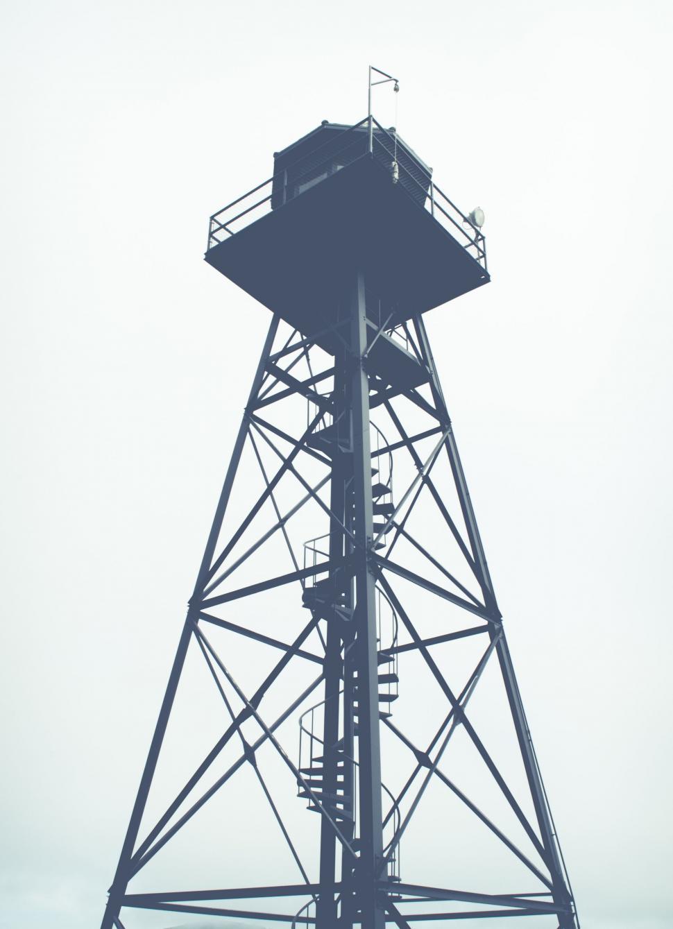 Free Image of Tall Metal Tower Against Sky Background 