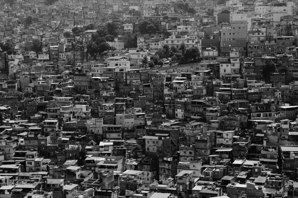 Free Image of Urban Landscape of a Monochrome City 