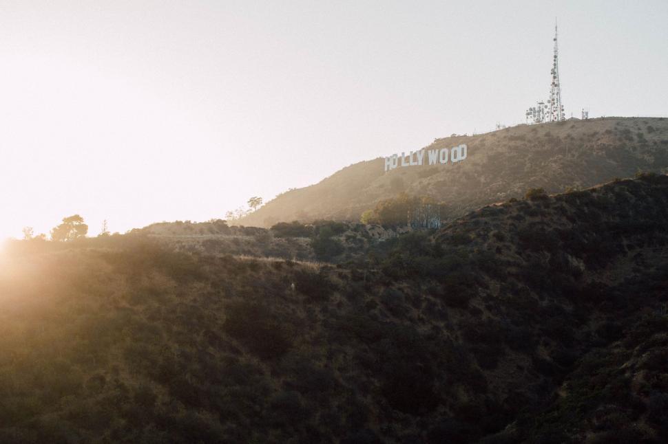 Free Image of Hill With Radio Tower 