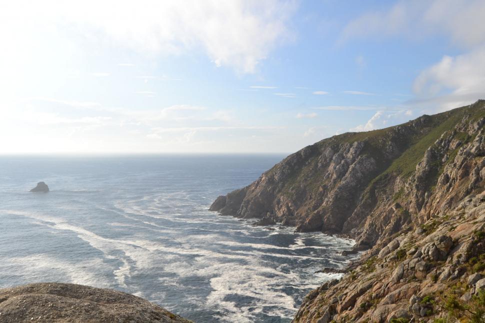 Free Image of Ocean View From Mountain Top 