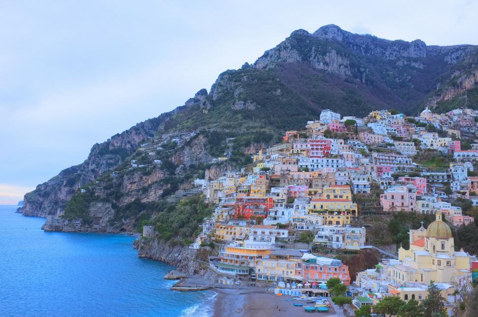 Free Image of Beach View With Buildings 