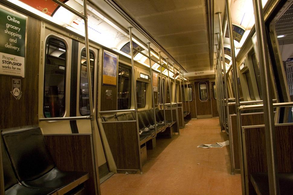 Free Image of Blue Line Rapid Transit Car 