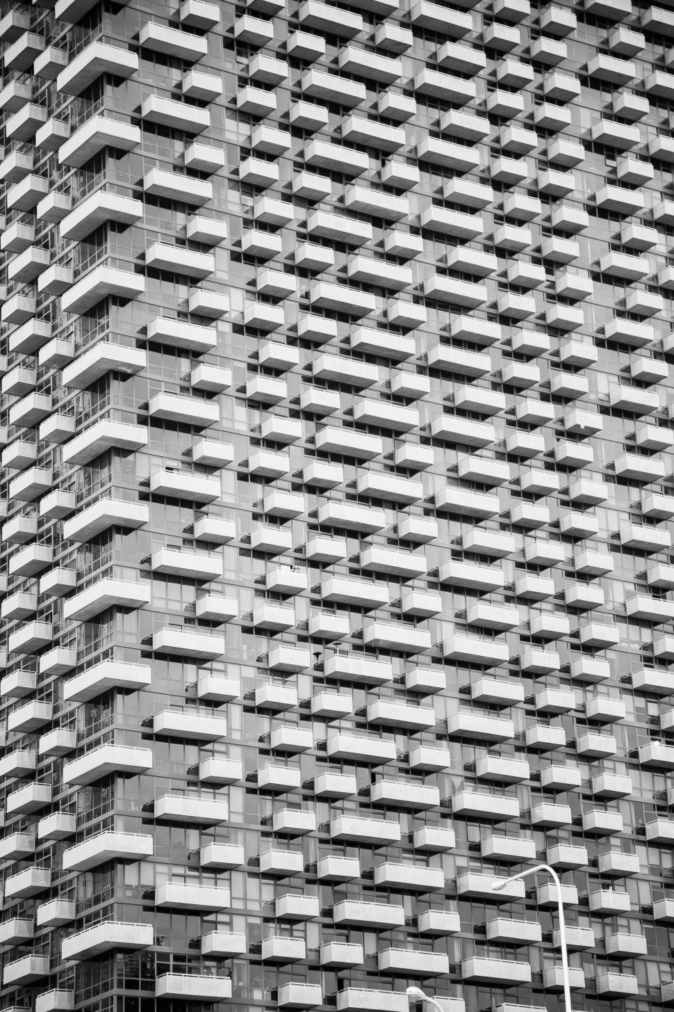 Free Image of Tall Building With Balconies 