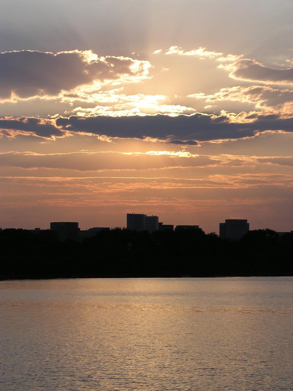 Free Image of Sunset in Washington DC 