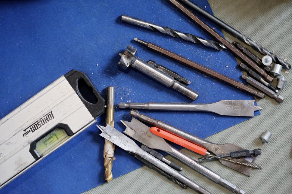Free Image of Array of Tools Spread Out on Table 