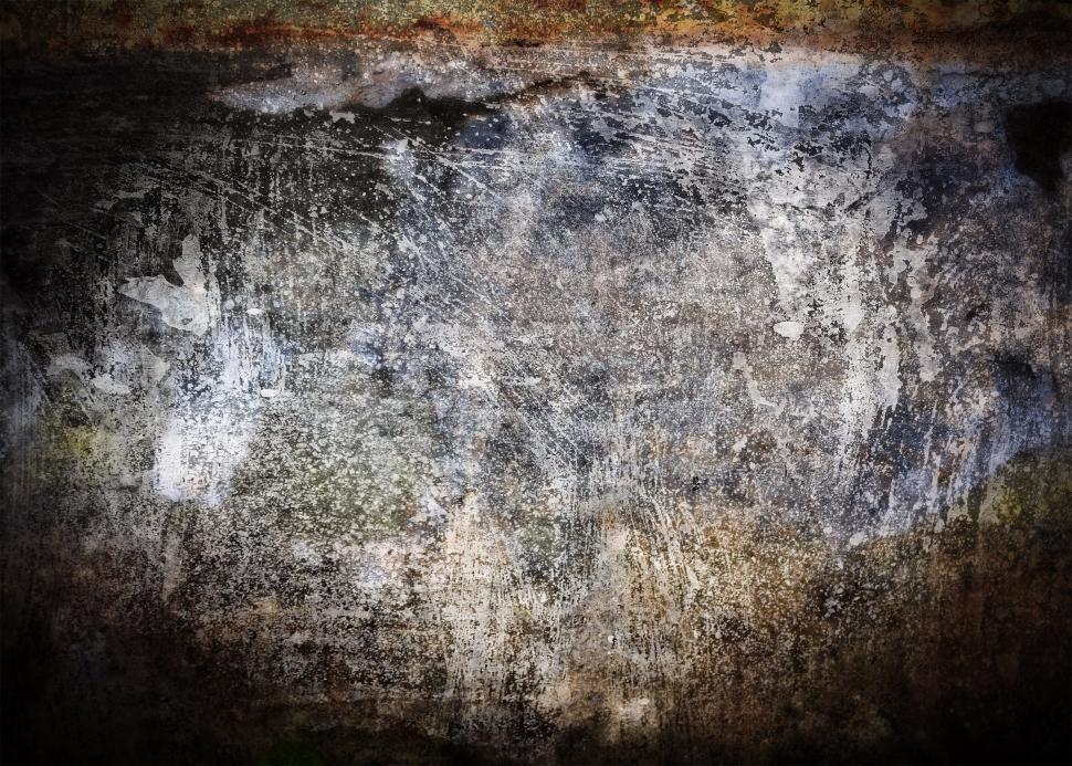 Free Image of Scratched painted metal background 