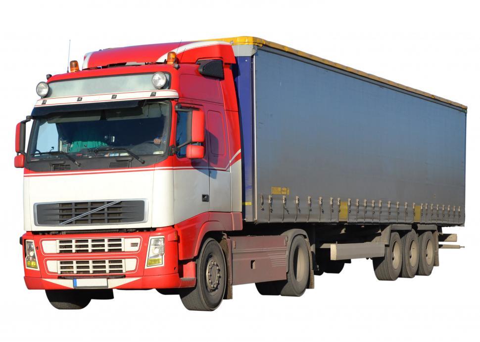 Free Image of Volvo truck isolated  