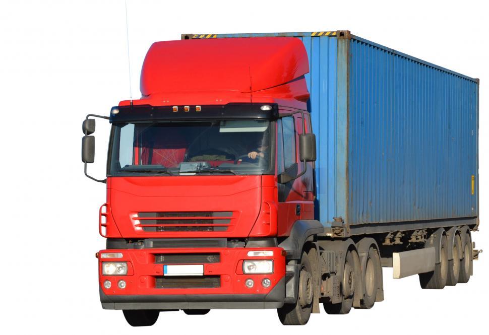 Free Image of Iveco truck isolated 