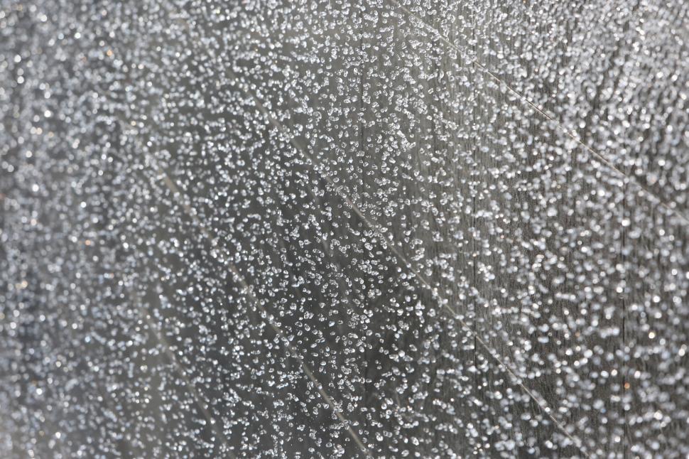 Free Image of Rain Shower in Black and White 