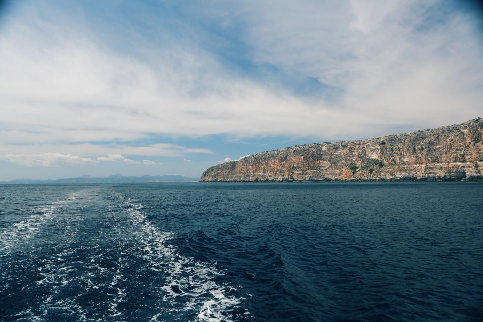 Free Image of Viewing a Body of Water From a Boat 