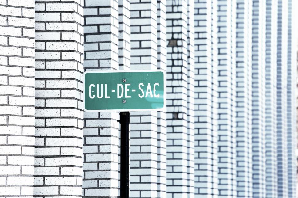 Free Image of Cul-de-sac sign 