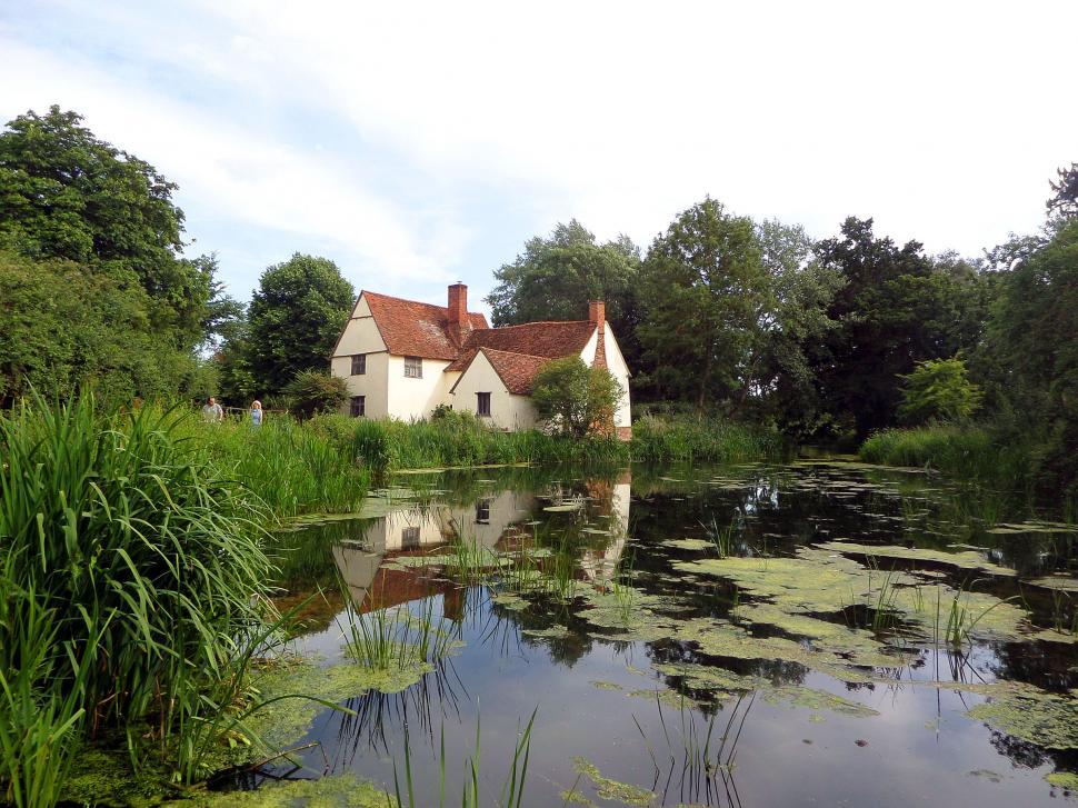 Free Image of River Stour scene at Flatford in Suffolk  