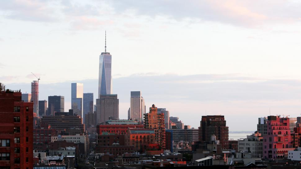 Free Image of A Cityscape With Tall Buildings 