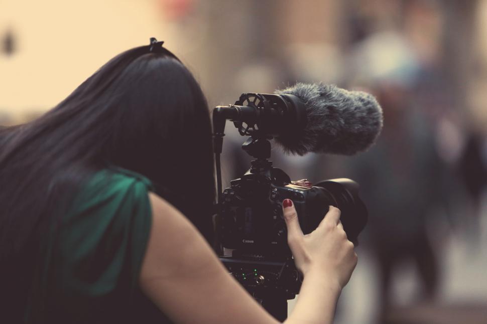 Free Image of Person Holding Camera and Recording 