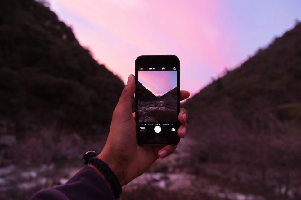 Free Image of Person Taking a Picture With a Cell Phone 