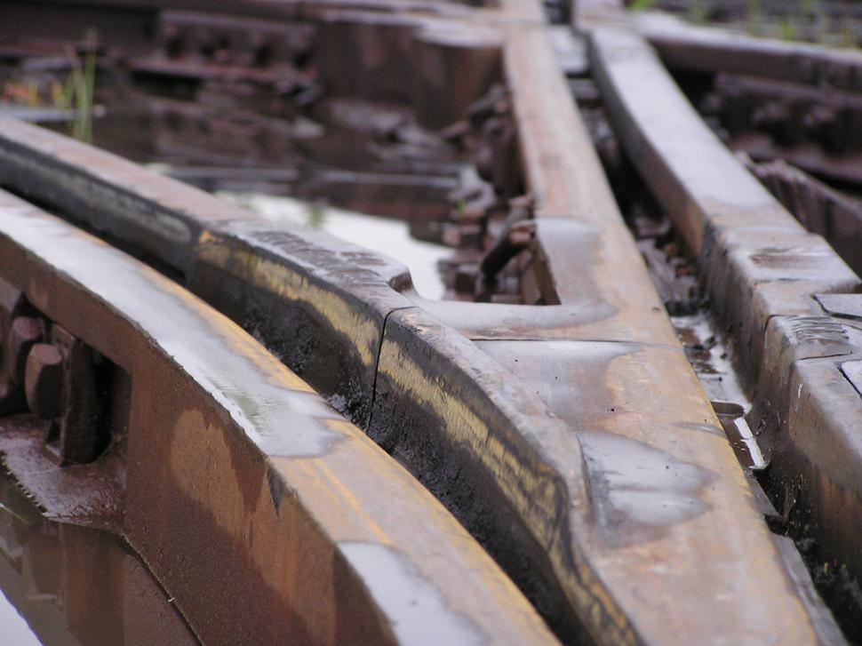 Free Image of Railroad Switch 