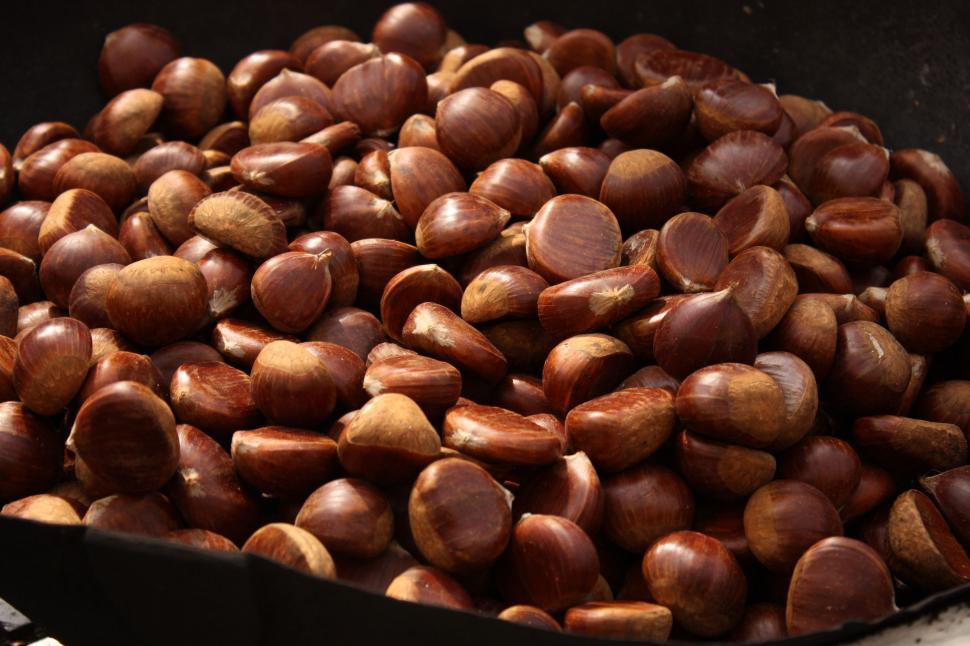 Free Image of A Pile of Nuts on Top of a Table 