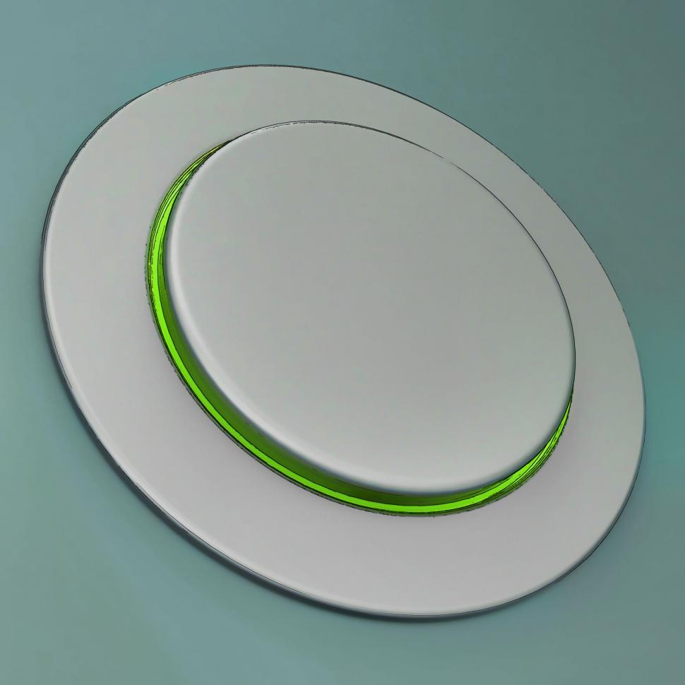 Free Image of Blank Push Button Or Switch Shows Copy space 