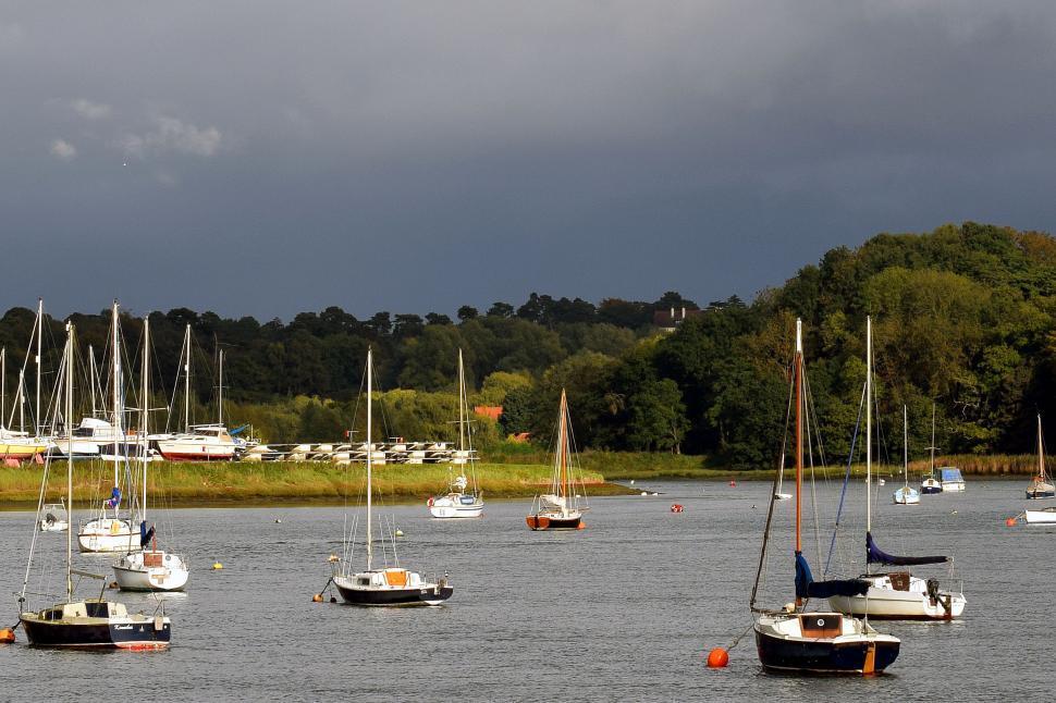 Free Image of River Deben - Boats and yachts 