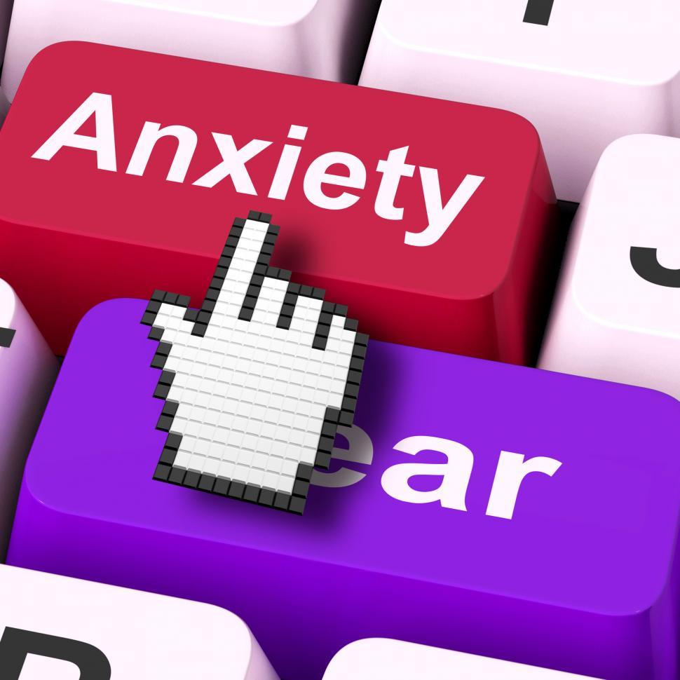 Free Image of Anxiety Fear Keys Mouse Means Anxious And Afraid 