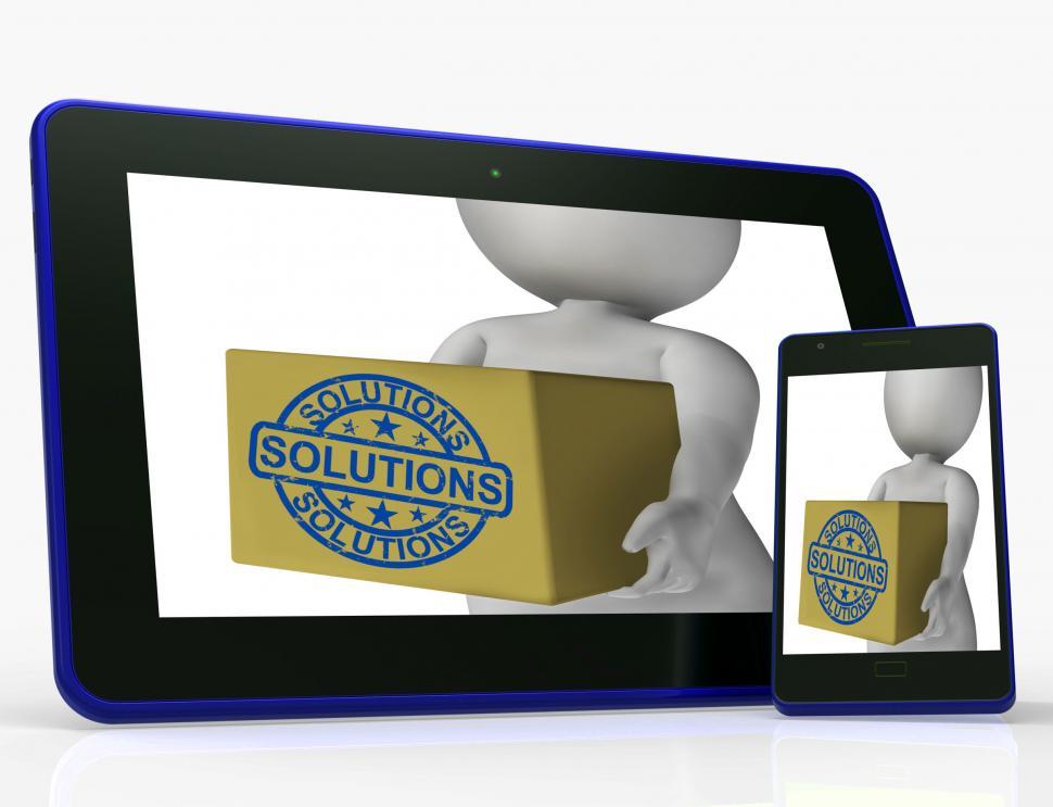 Free Image of Solutions Box Means Solving Problems And Improvement 