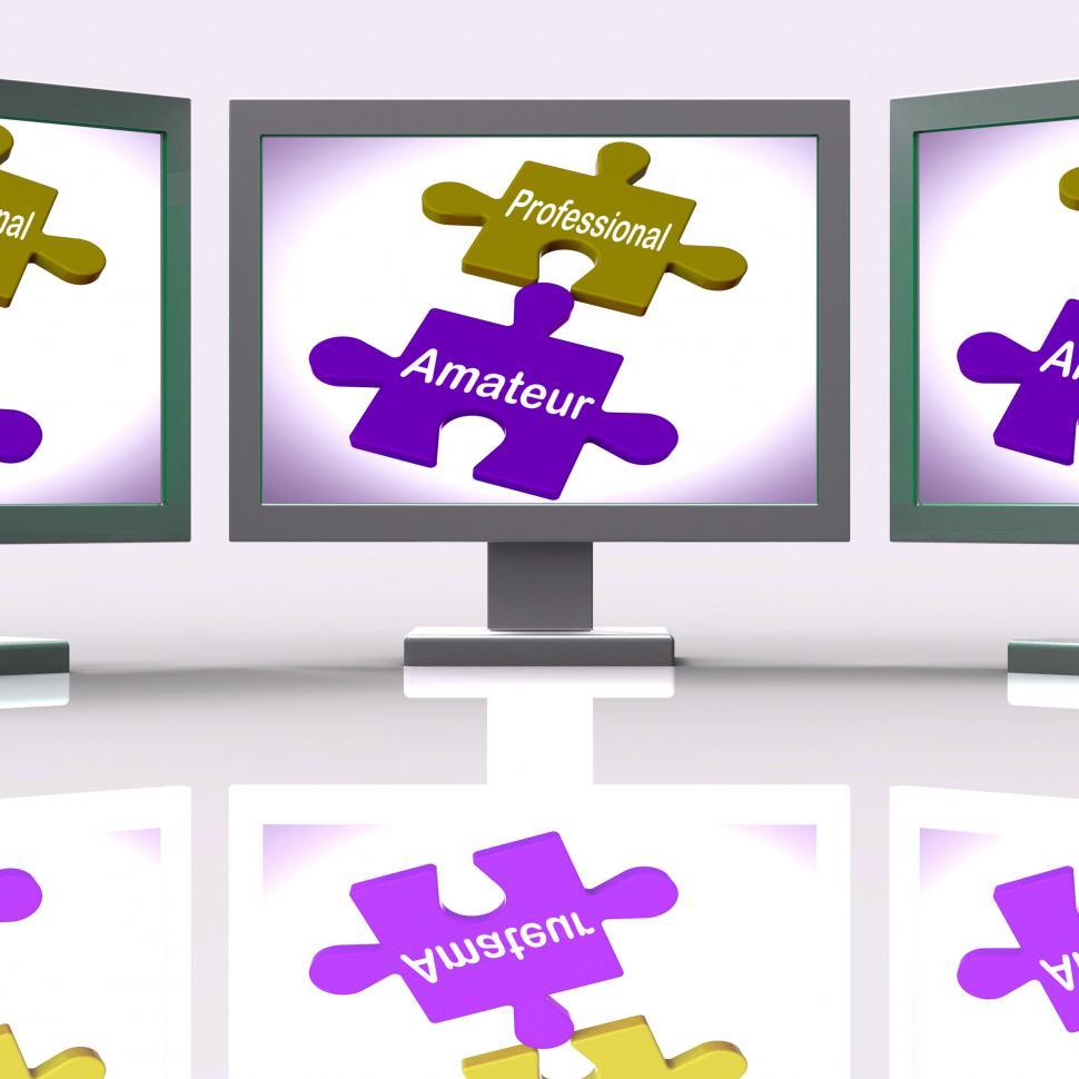 Free Image of Professional Amateur Puzzle Online Shows Expert And Apprentice 