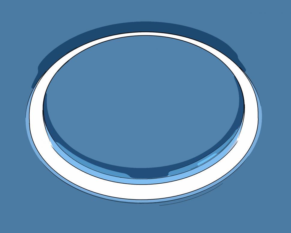 Free Image of Blank Button Or Switch Shows Copy space 