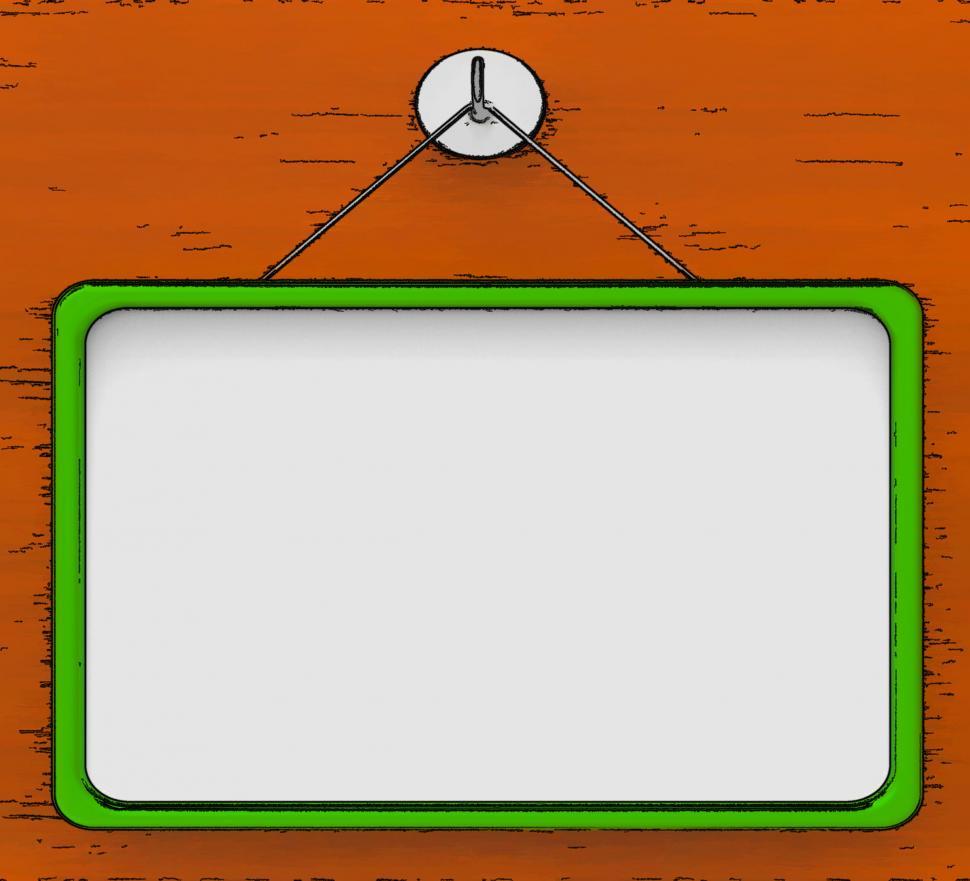 Free Image of Blank Noticeboard Copy space Shows Display Space 