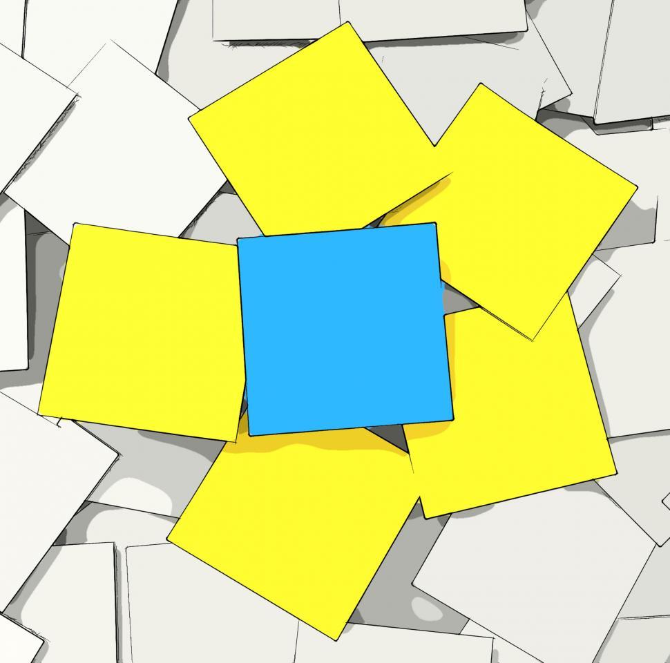Free Image of Blank Messages Shows Copyspace To Do And Note 