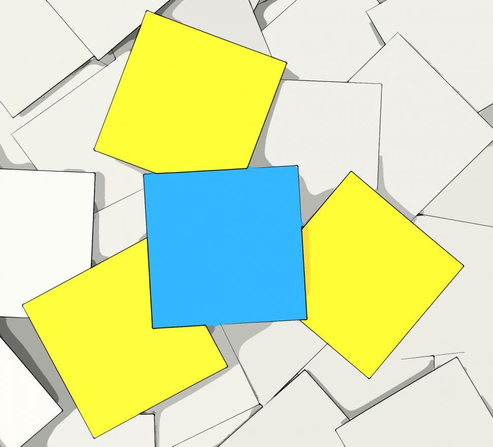 Free Image of Blank Messages Shows Copyspace To Do And Note 