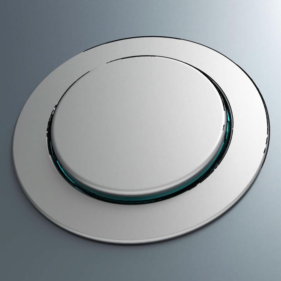 Free Image of Blank Push Button Or Switch Shows Copy space 