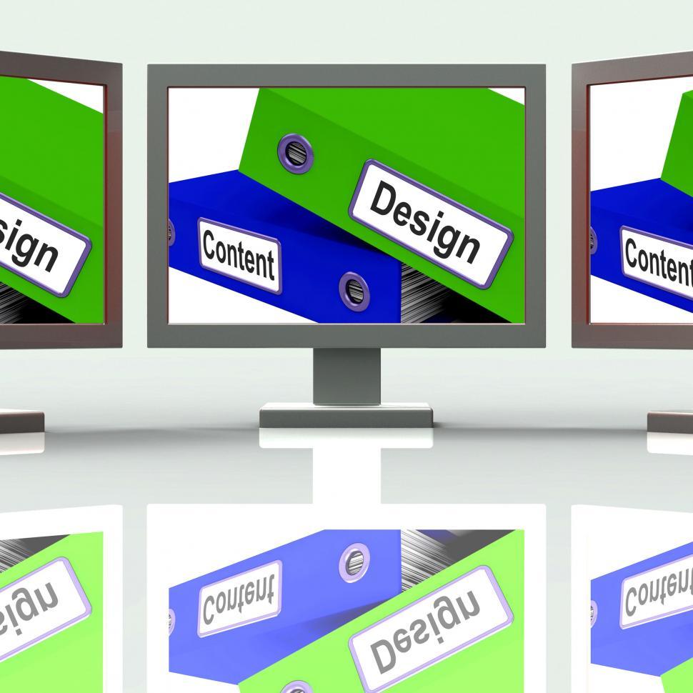 Free Image of Design And Content Screen Show Company Advertising 