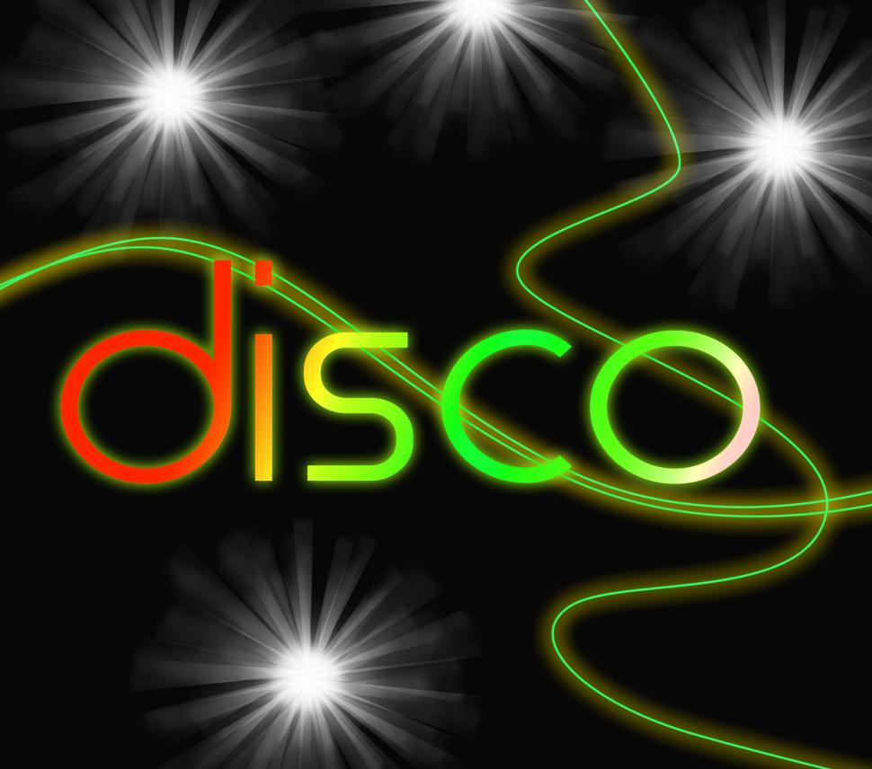 Free Image of Groovy Disco Means Dancing Partying And Music 