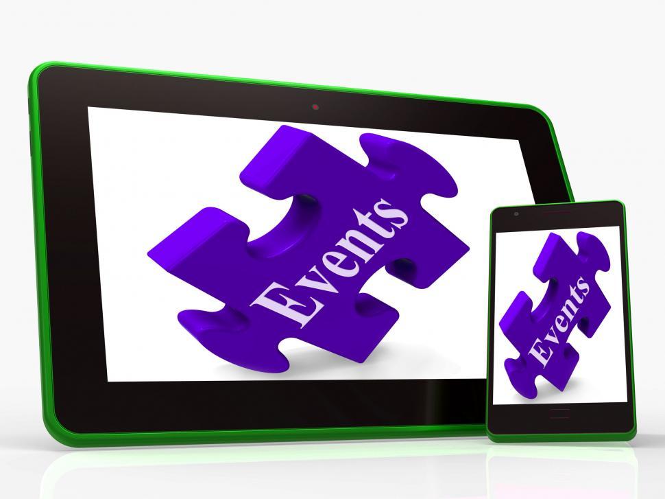 Free Image of Events Smartphone Means Up-Coming Functions And Calendar 