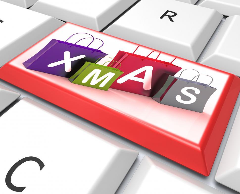 Free Image of Xmas Shopping Bags Key Show Retail Stores Or Buying 